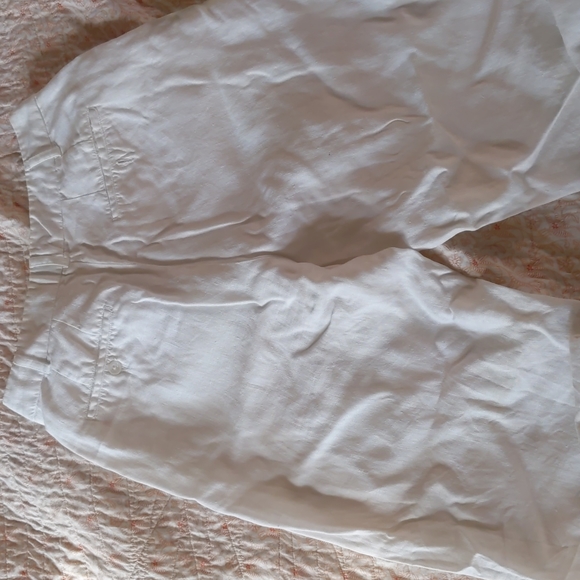 Vintage gap white linen coulottes - Picture 2 of 3